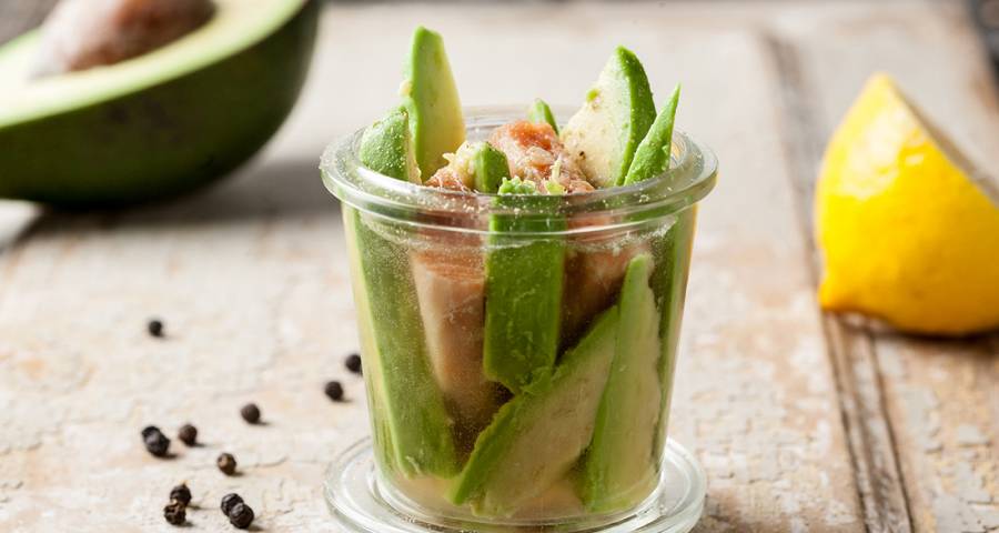 receta terrina de salmón y aguacate